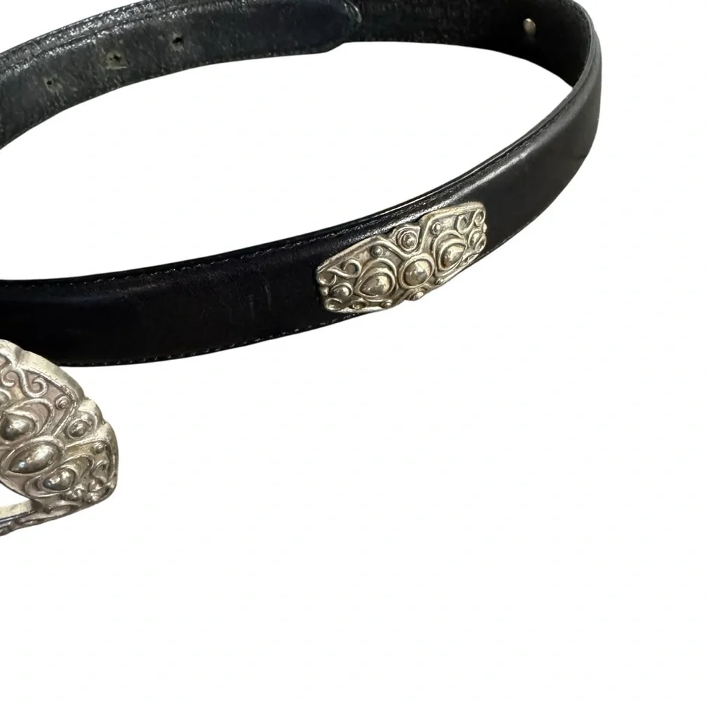 Fossil black leather